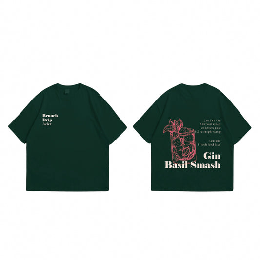 Gin Basil Smash in Olive